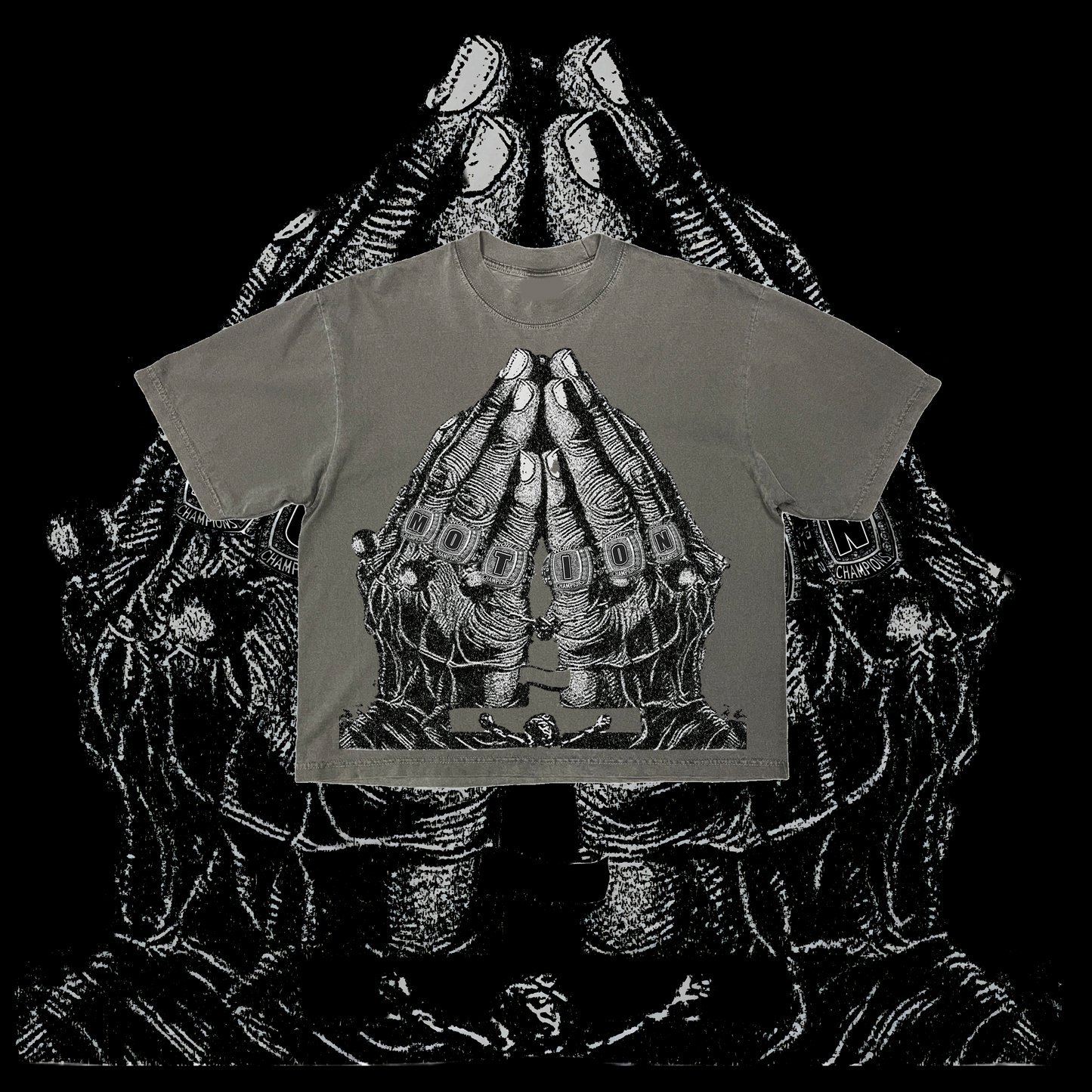 Prayer T-Shirt Gray
