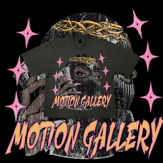 Motion Girl T-Shirt Black