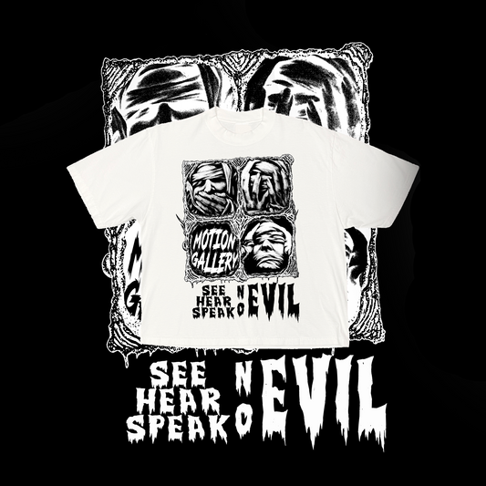 Premium NO Evil T-Shirt White