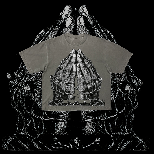 Prayer T-Shirt Gray
